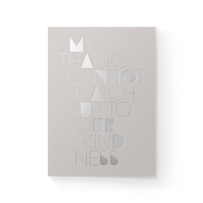 My Thanks A6 Folded Card - Decor Addict, LLC