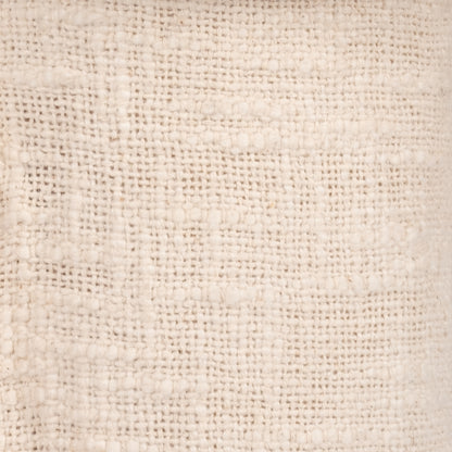 24" Ecomix Fabric Lamp With Wood, Ivory - Decor Addict, LLC