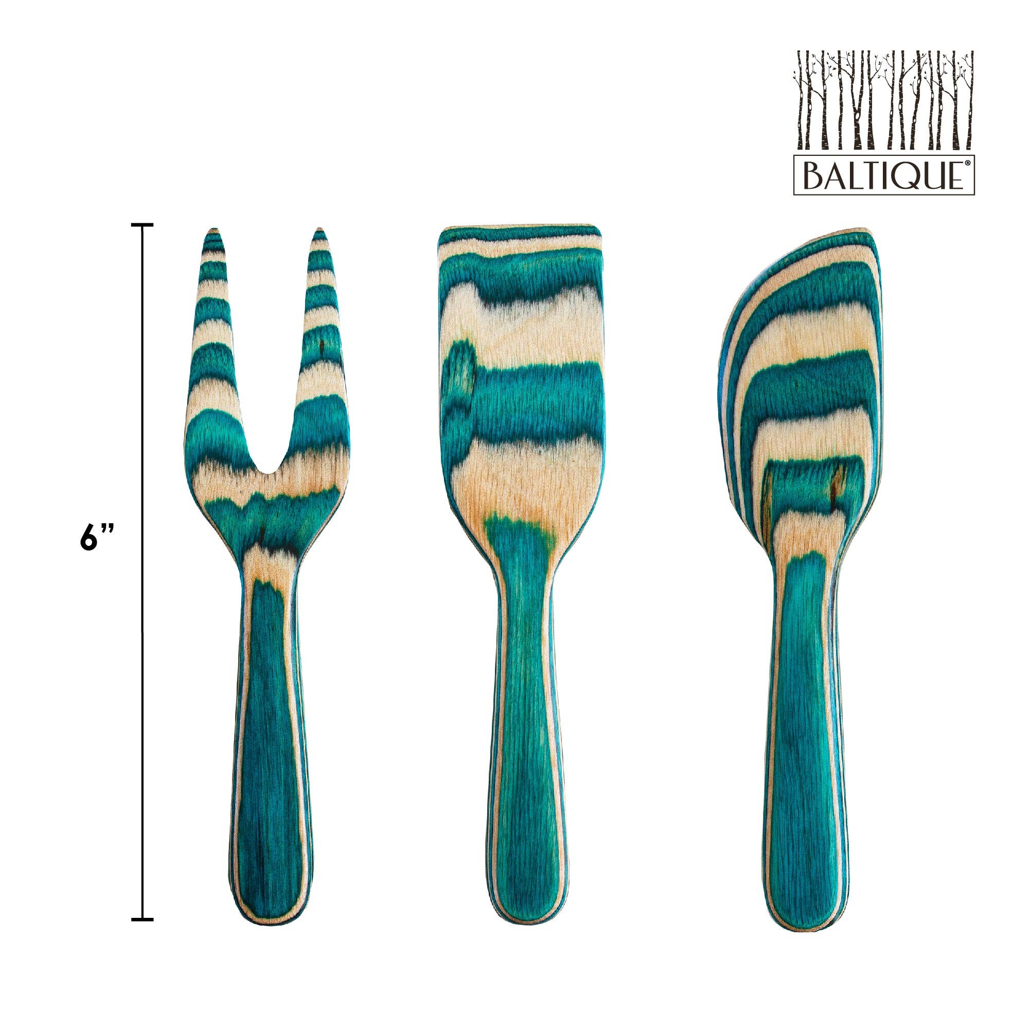 Baltique® Mykonos Collection 3-Piece Cheese Tool Set - Decor Addict, LLC