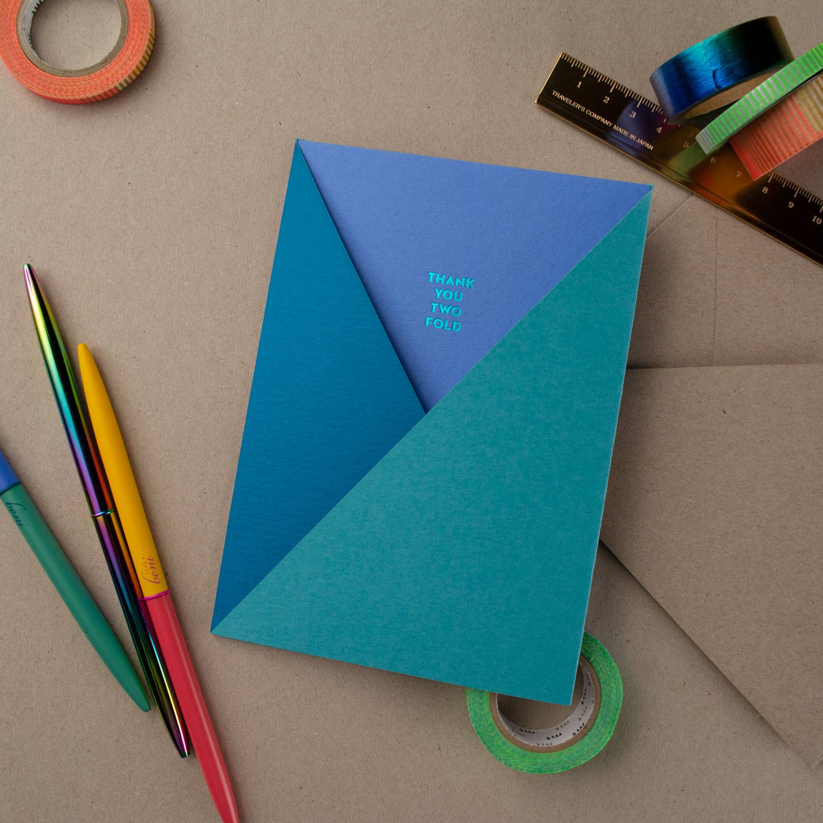 Thank You Twofold A6 Pocket Card - Decor Addict, LLC