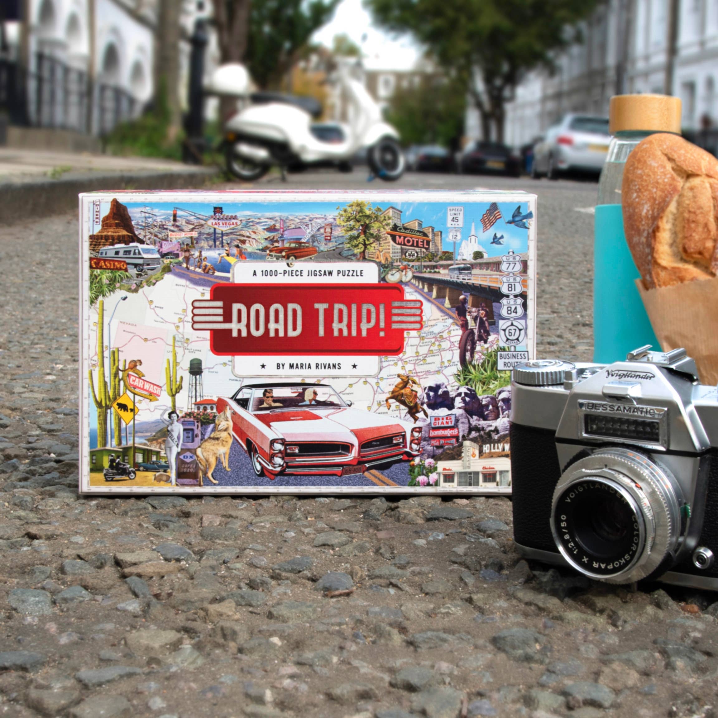 Road Trip! A 1,000 Piece Jigsaw Puzzle - Decor Addict, LLC