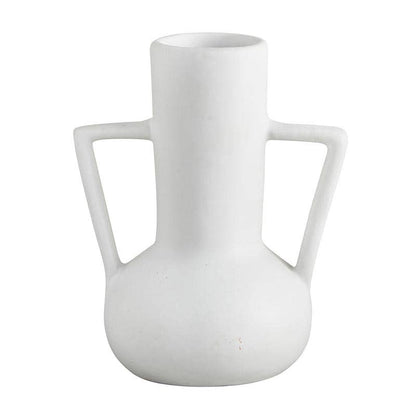 Matte White Long Vase - Decor Addict, LLC