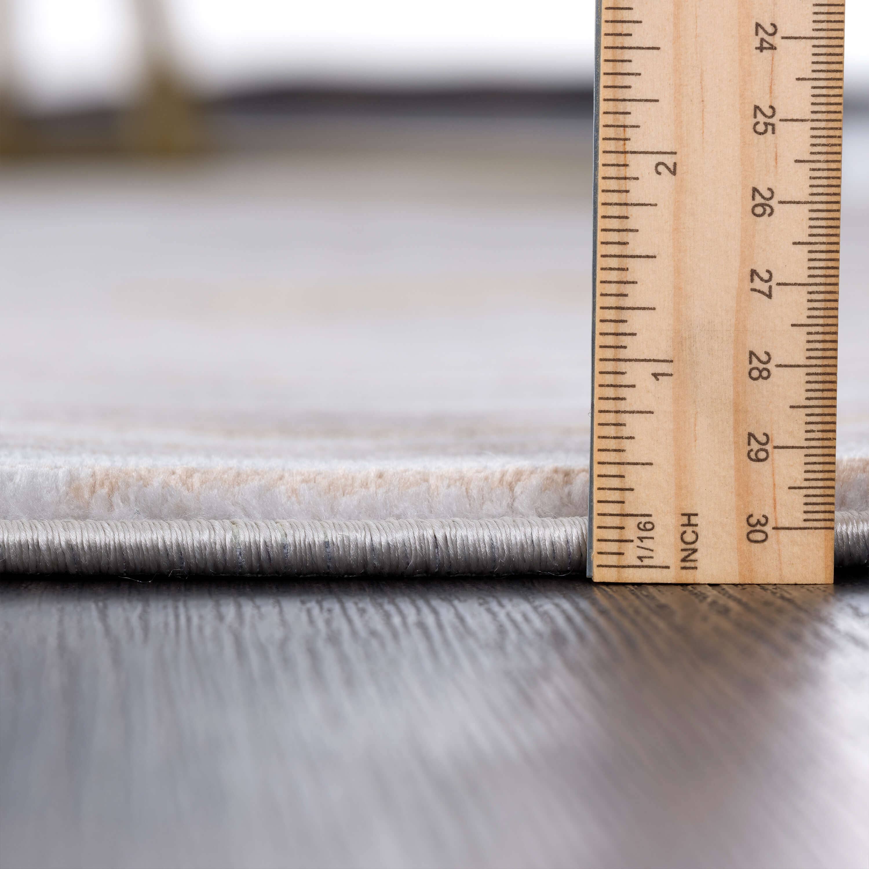 Abani Rugs Regal REG160A Beige Ivory Striped Mid Century Rug: 2' x 3' - Decor Addict, LLC