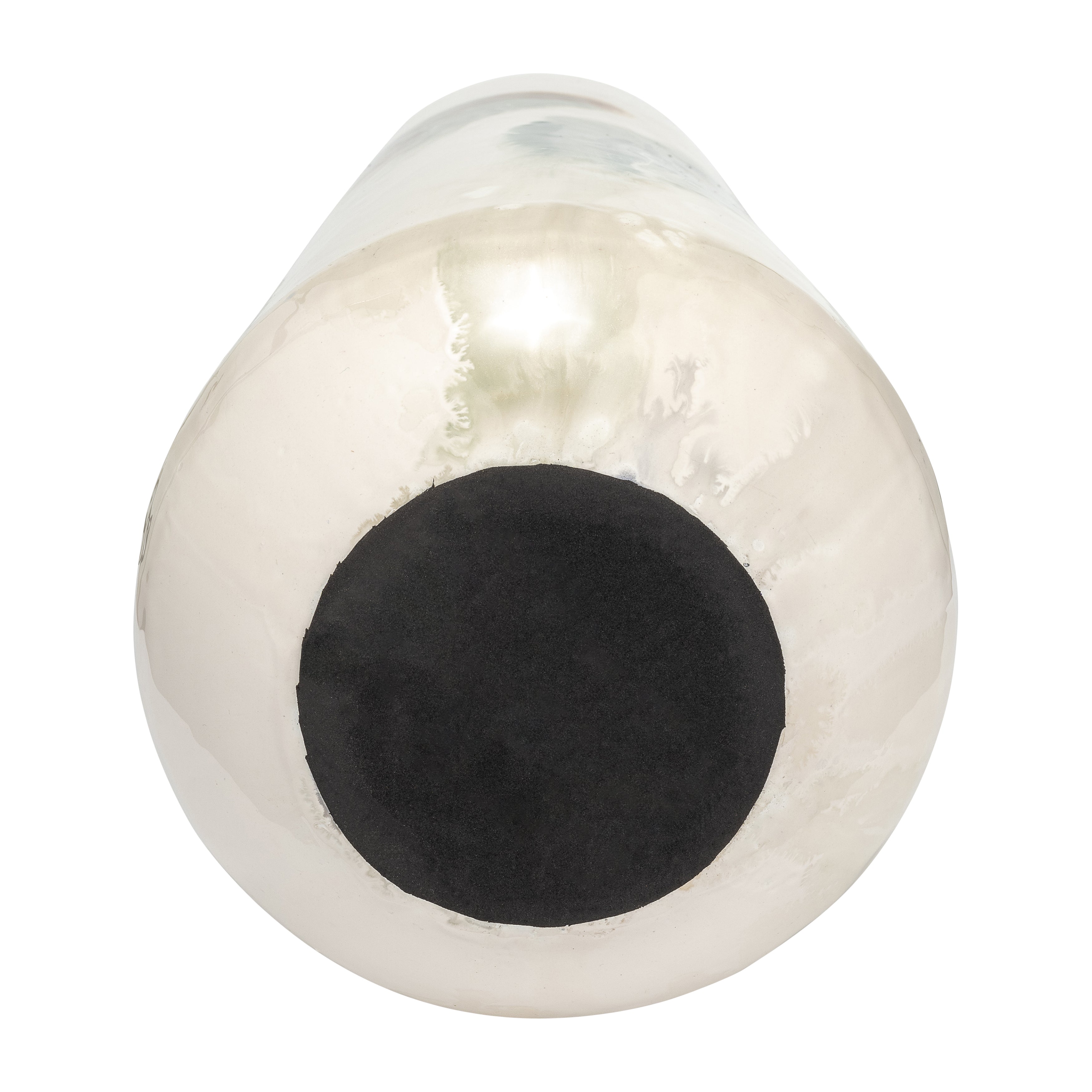 Iron,17"h,colored Stained Vase,white - Decor Addict, LLC