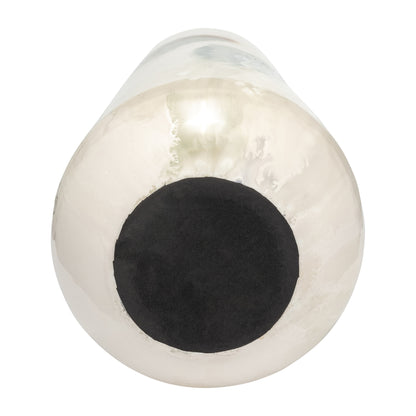 Iron,17"h,colored Stained Vase,white - Decor Addict, LLC