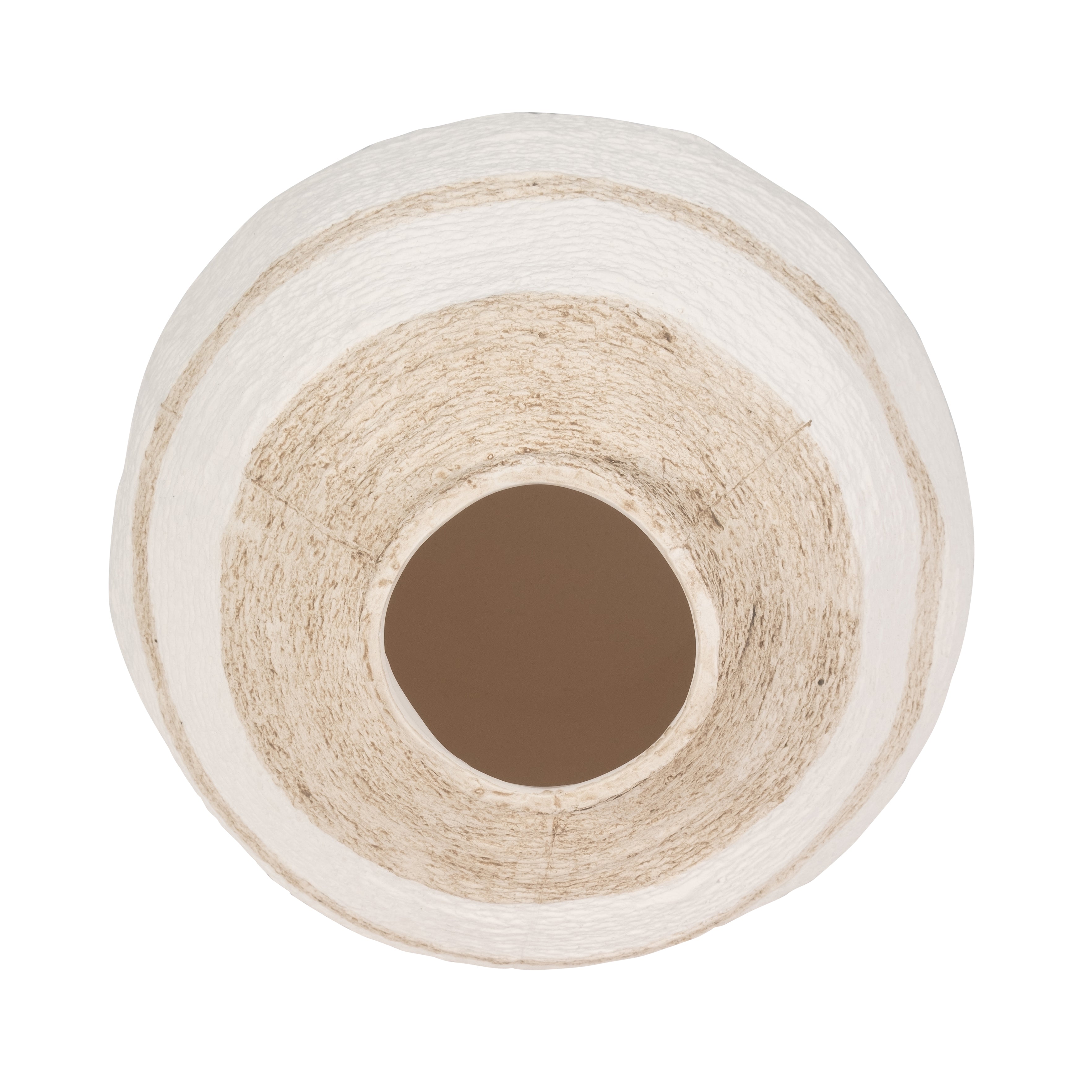 12" Striped Woven Textured Vase, Multi - Decor Addict, LLC