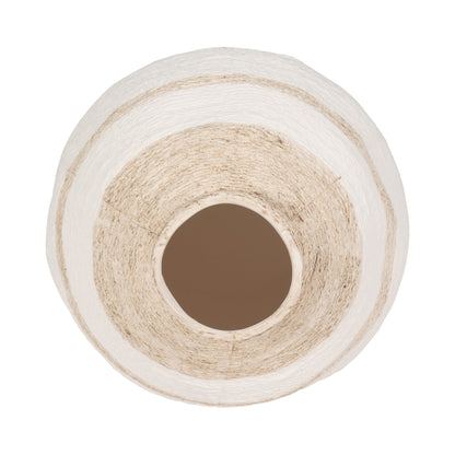 12" Striped Woven Textured Vase, Multi - Decor Addict, LLC