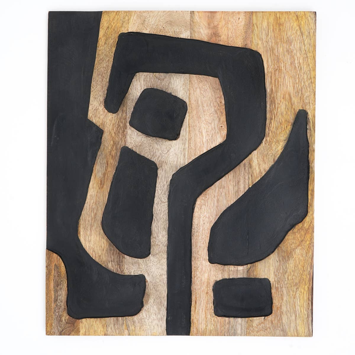 Wood Wall Art|Natural Finish, Abstract Pattern 16x20" - Decor Addict, LLC