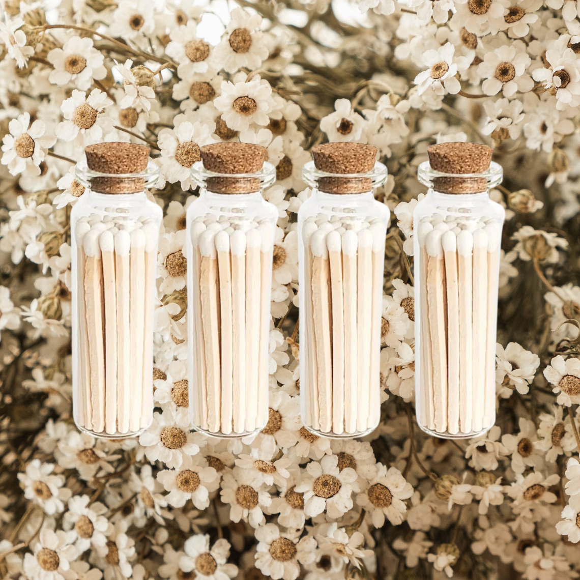 Matches Scented | Incense Match Stick Glass Jar Aromatherapy: OCEAN - Decor Addict, LLC