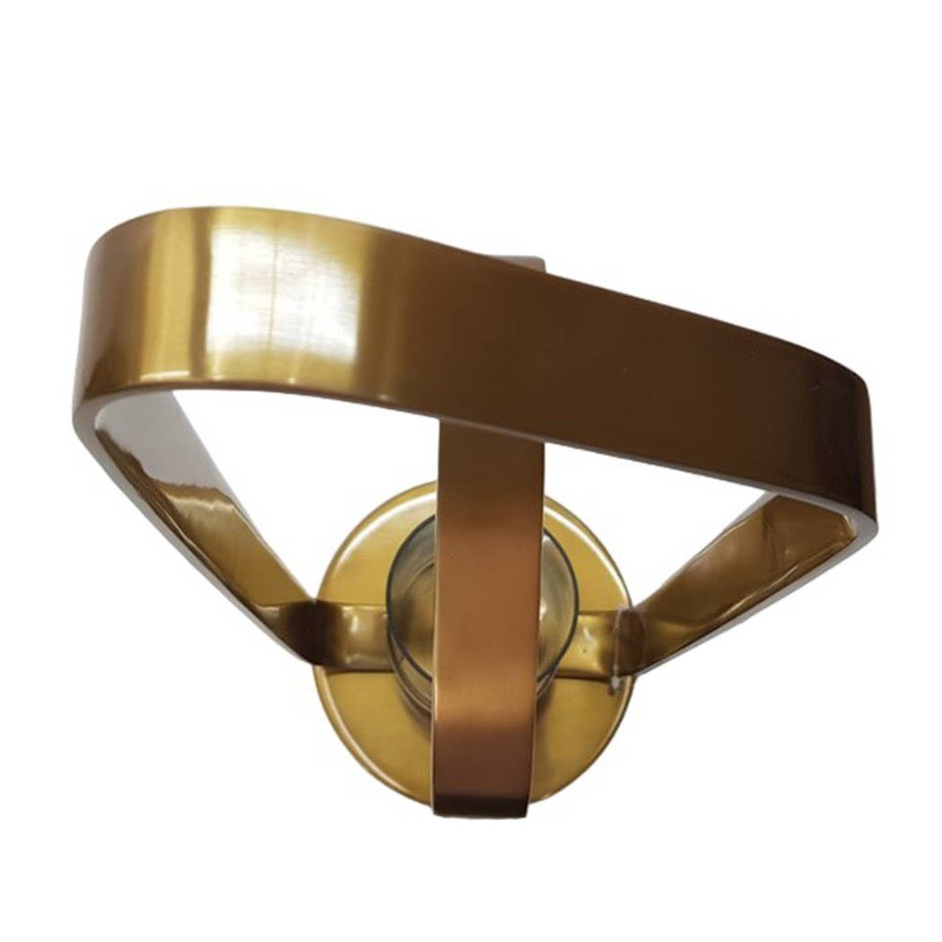 Candle Holder - Gold Metal Stylish Hurricane, 21 in. - Decor Addict, LLC