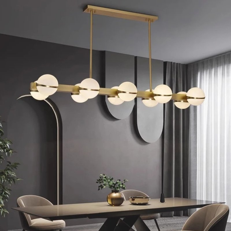 Aaloka Linear Chandeliers - Decor Addict, LLC
