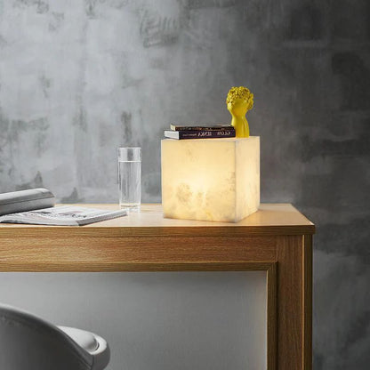 Abak Alabaster Table Lamp - Decor Addict, LLC
