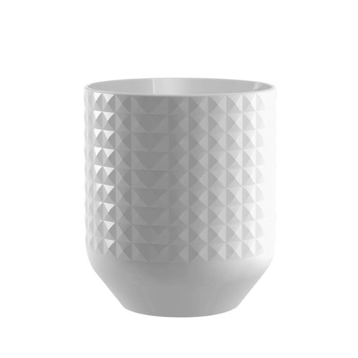 Diamond Countertop Canister Ceramic 50% off: Medium Canister 6"x6.5" - Decor Addict, LLC