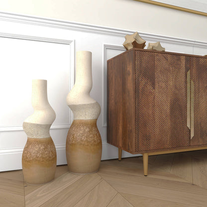 Montego Ceramic Floor Vase, Large - Decor Addict, LLC