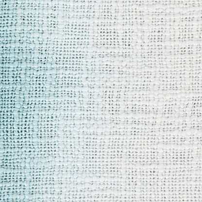 Shibori Slab Throw Blanket with Fringe: Jet Black - Decor Addict, LLC