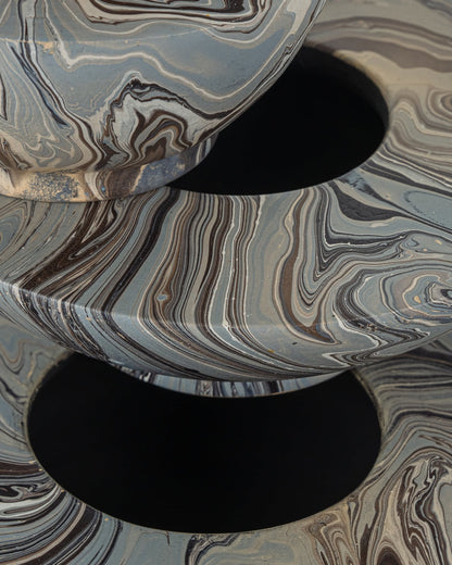 Marbleized Stacking Box, Set of 3 by Currey & Company