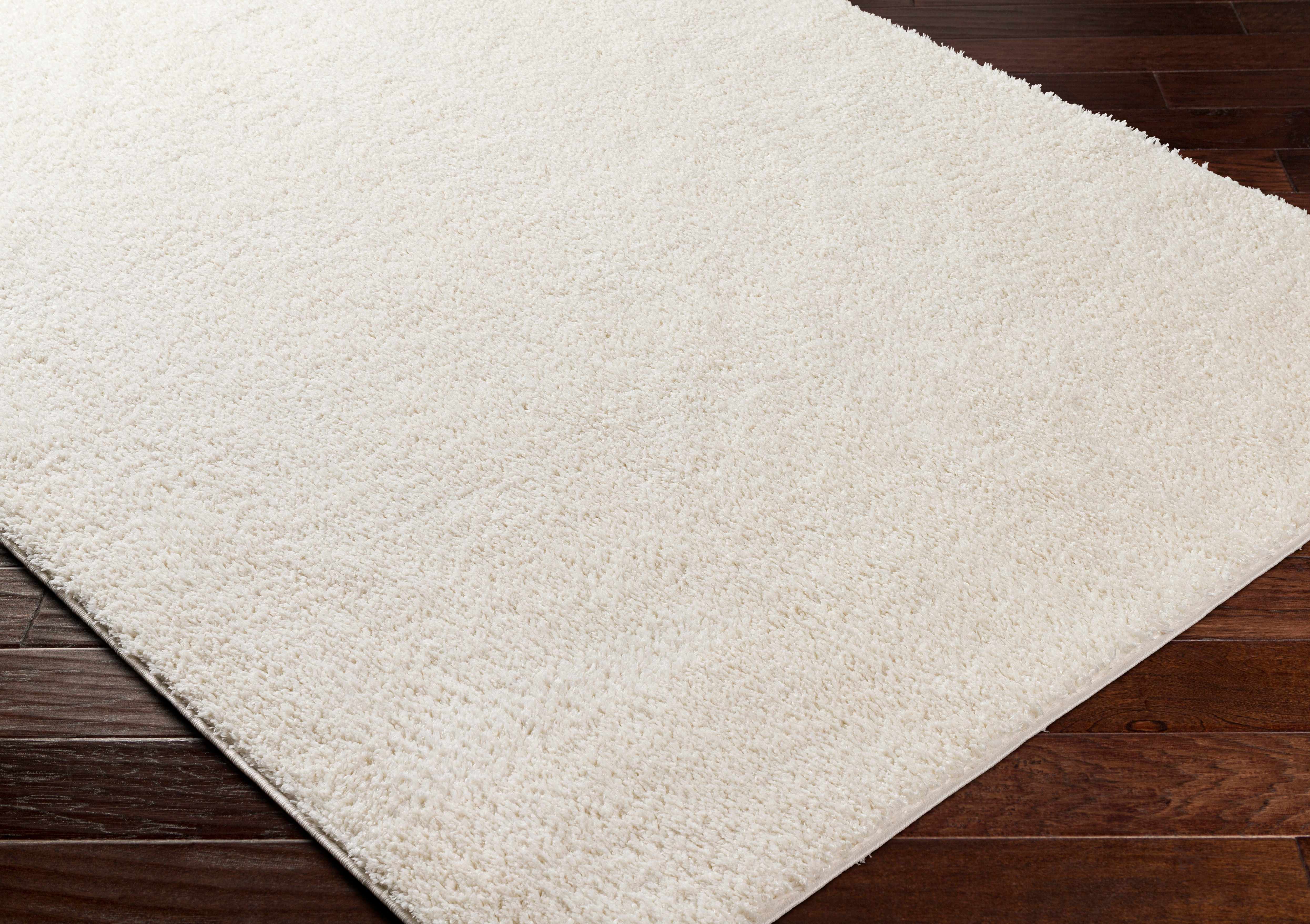 Judy Solid White Washable Rug - Decor Addict, LLC
