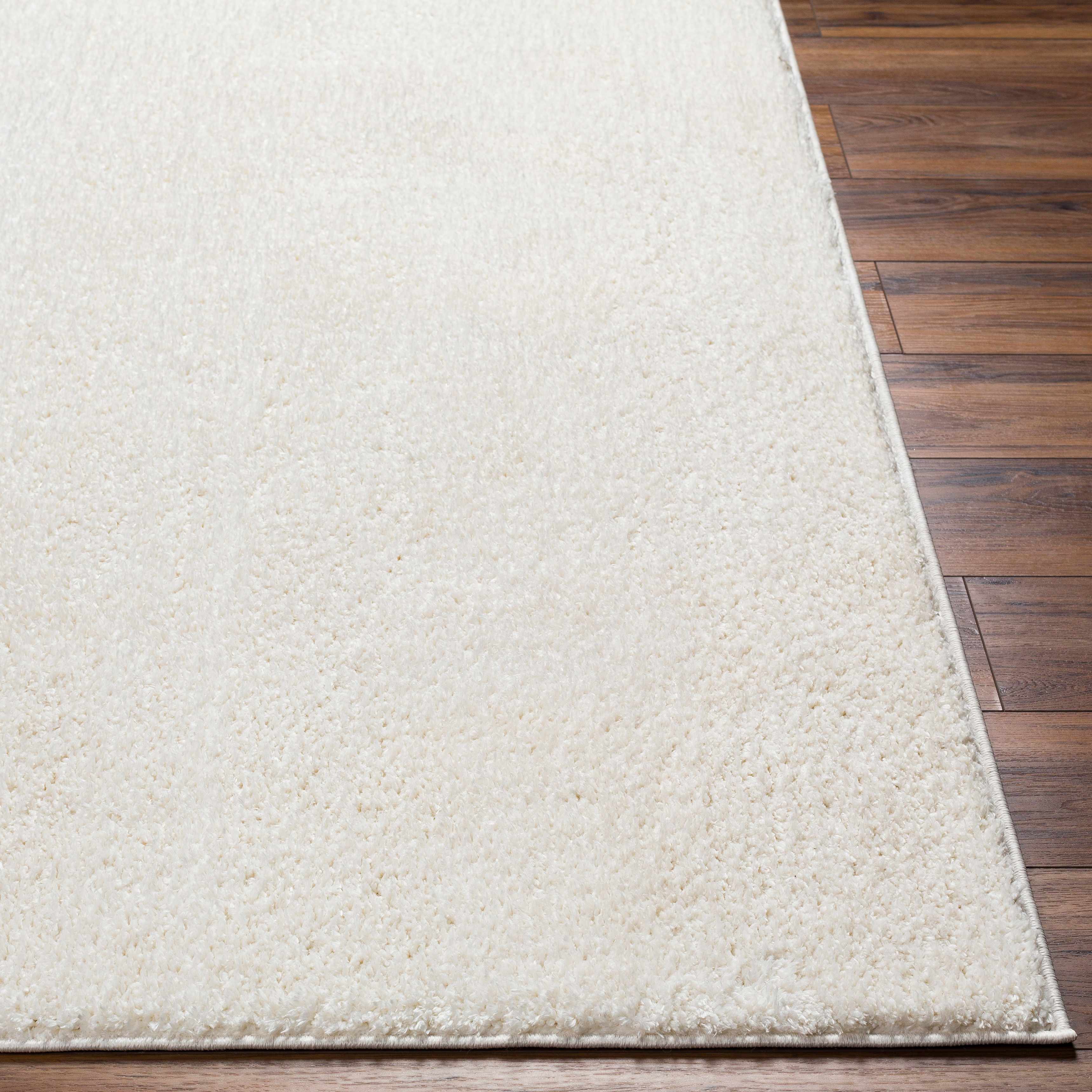 Judy Solid White Washable Rug - Decor Addict, LLC