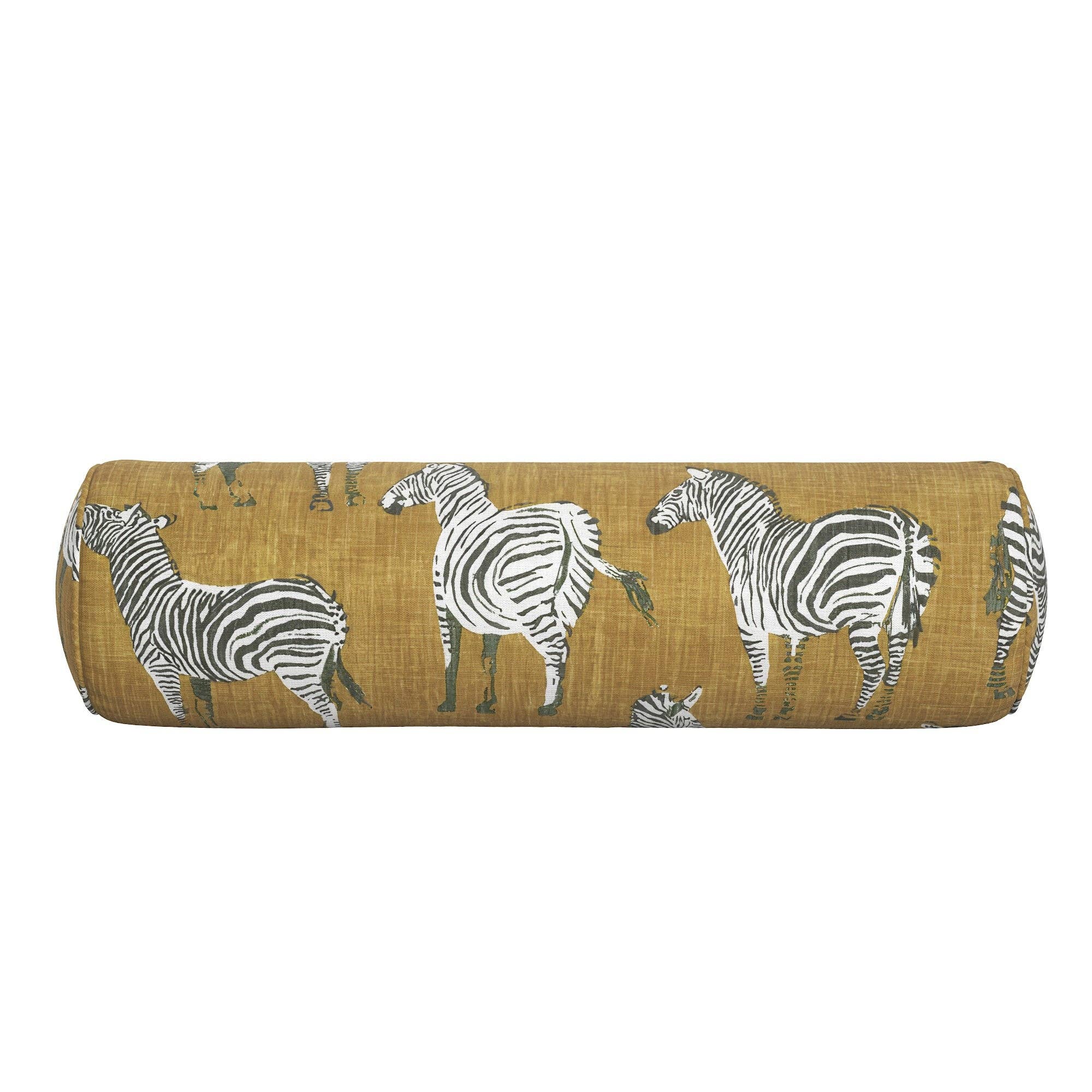 Arlington Bolster Pillow: Flame / 8" x 24" - Decor Addict, LLC