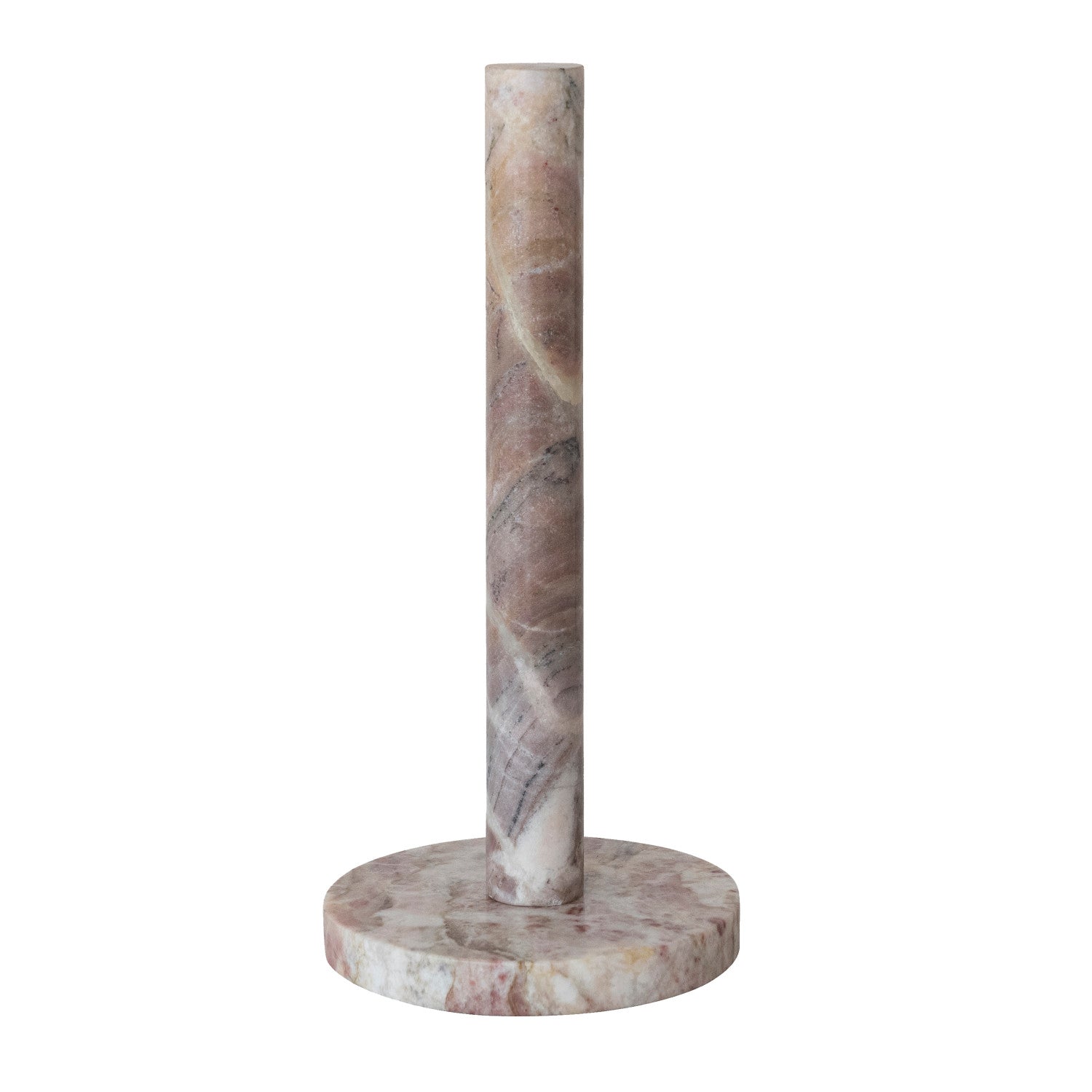 Marble Paper Towel Holder, Pink