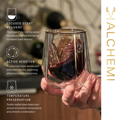 Alchemi Aerating Wine Tasting Glass - Decor Addict, LLC