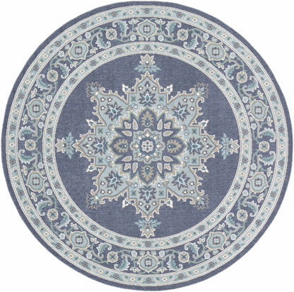 Ferron Teal Medallion Area Rug - Decor Addict, LLC
