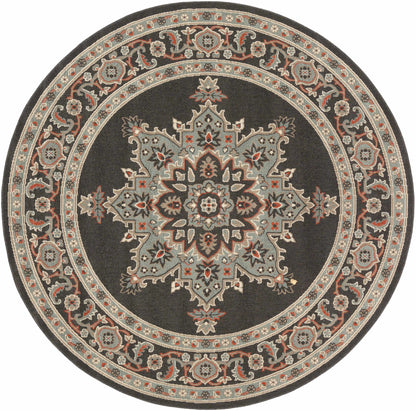 Roseglen Brown Medallion Area Rug - Decor Addict, LLC