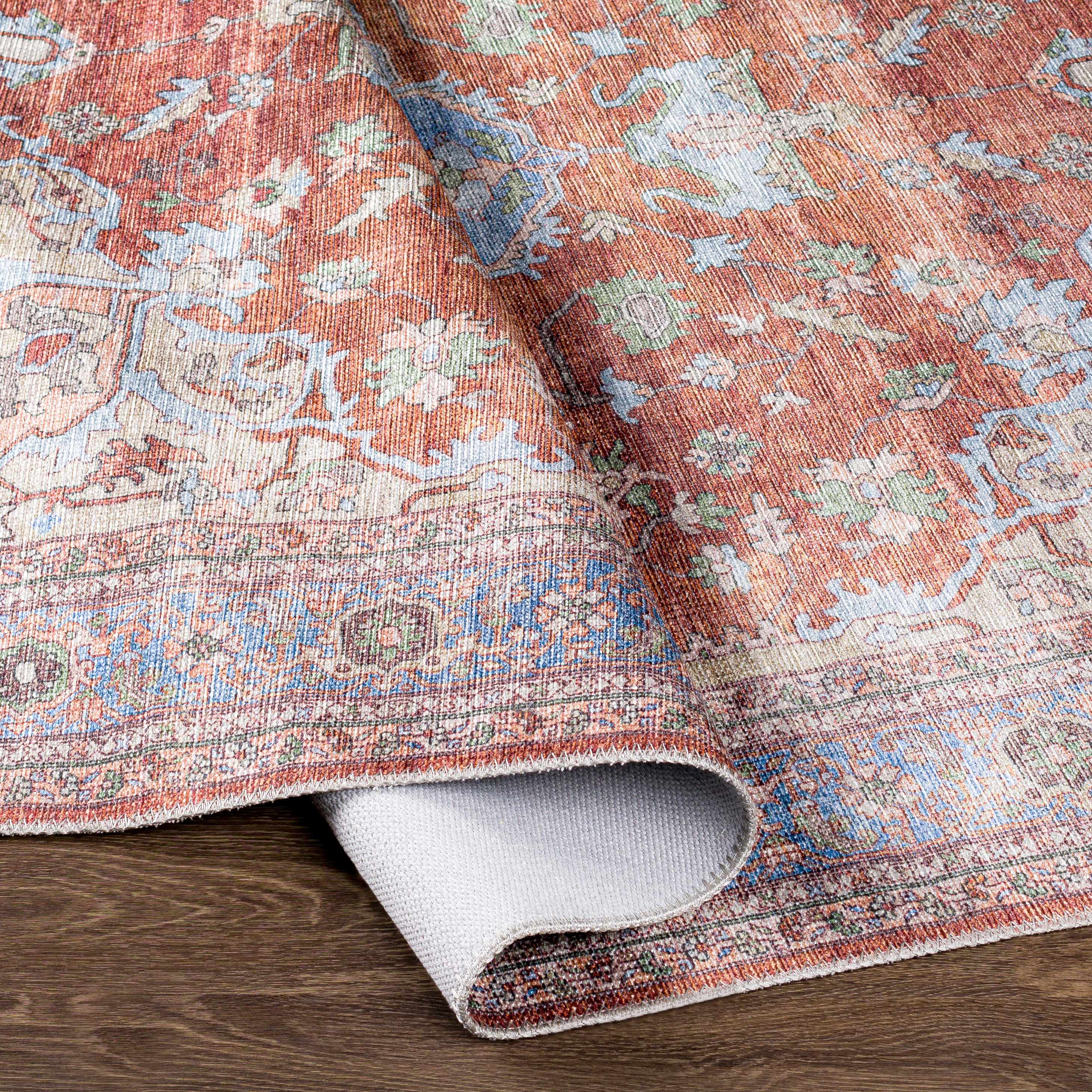 Brown Bagamanoc Medallion Washable Area Rug - Decor Addict, LLC