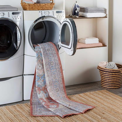 Brown Bagamanoc Medallion Washable Area Rug - Decor Addict, LLC