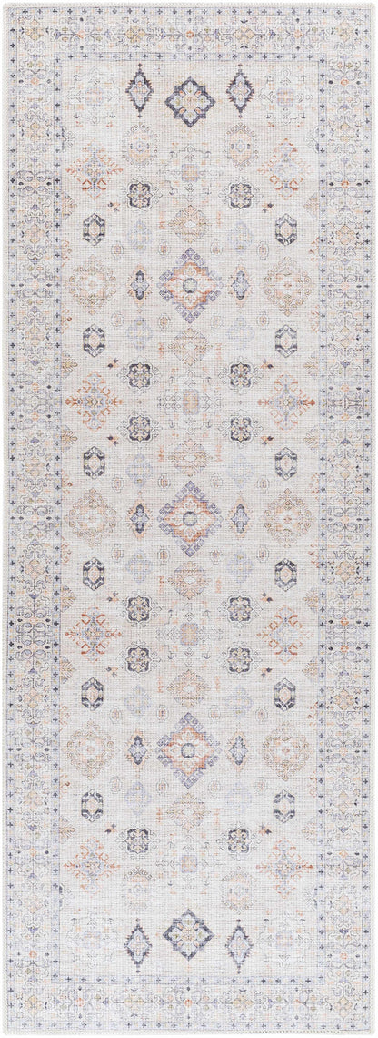 Beige Beckett Vintage Washable Area Rug - Decor Addict, LLC