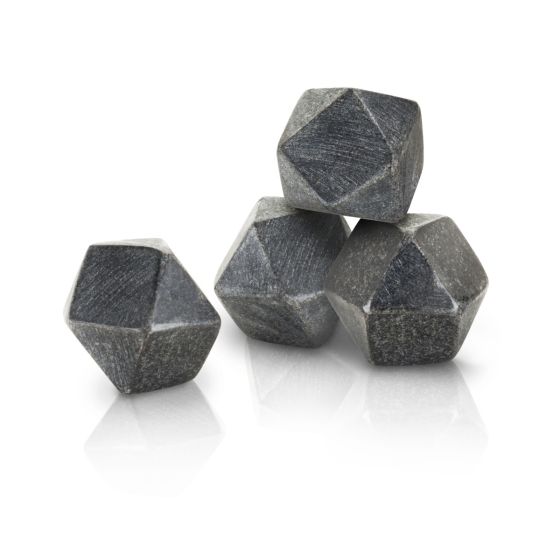 4-Piece Glacier Rocks® Hexagonal Basalt Stones Viski®