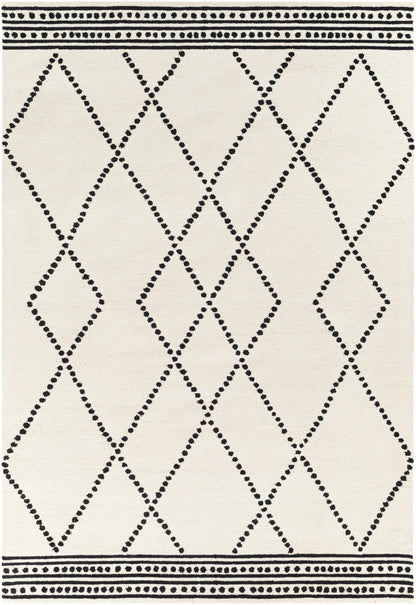Tamayo Cream&Black Wool Rug - Decor Addict, LLC