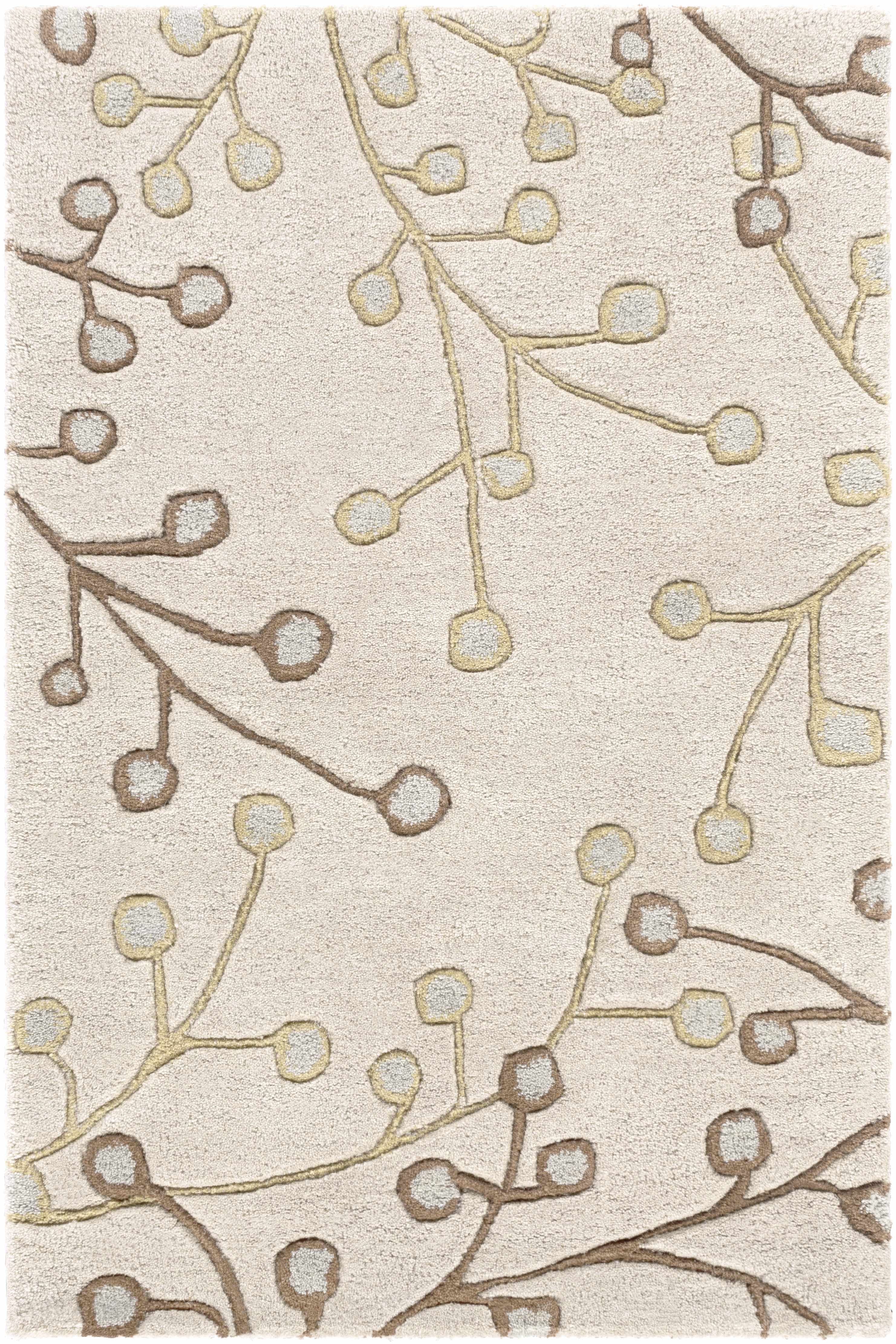 Elsu Beige&Gray Wool Rug - Decor Addict, LLC