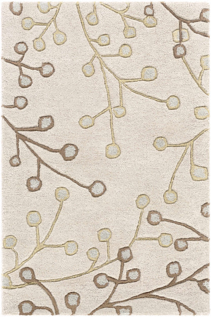 Elsu Beige&Gray Wool Rug - Decor Addict, LLC