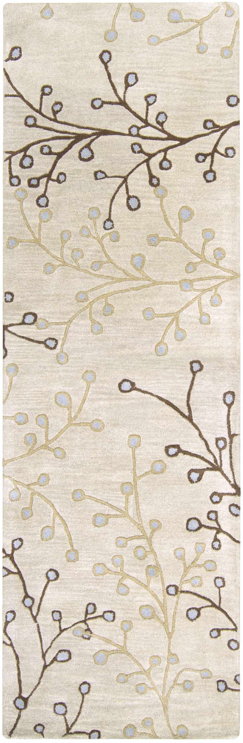 Elsu Beige&Gray Wool Rug - Decor Addict, LLC
