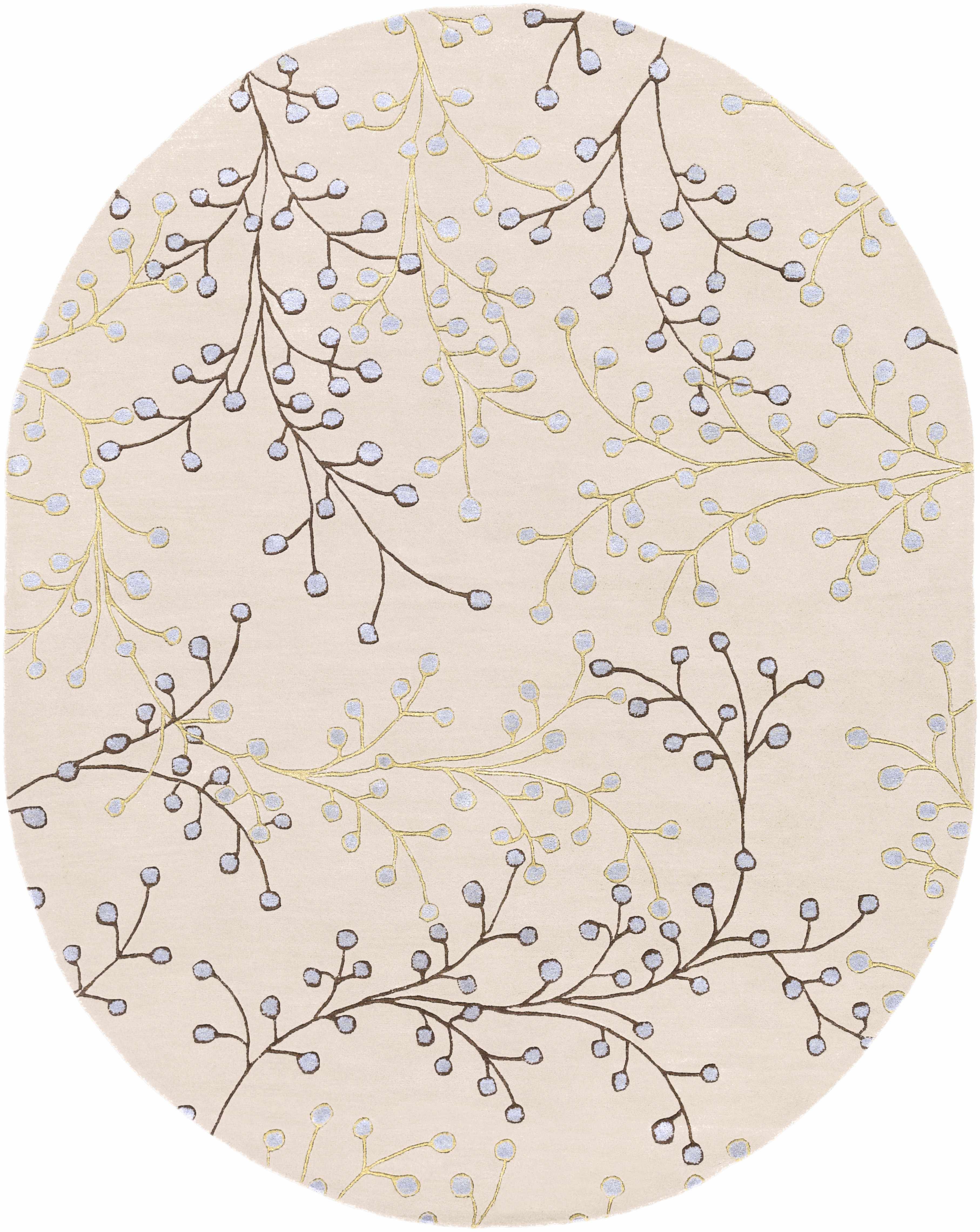 Elsu Beige&Gray Wool Rug - Decor Addict, LLC