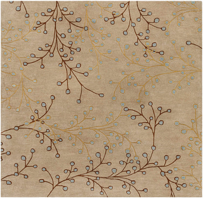 Elsu Beige&Gray Wool Rug - Decor Addict, LLC