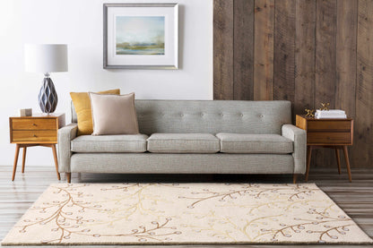 Elsu Beige&Gray Wool Rug - Decor Addict, LLC