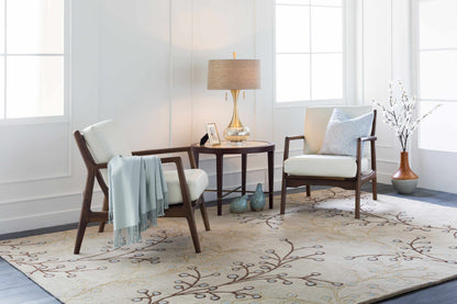 Elsu Beige&Gray Wool Rug - Decor Addict, LLC