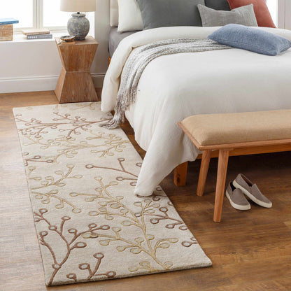 Elsu Beige&Gray Wool Rug - Decor Addict, LLC
