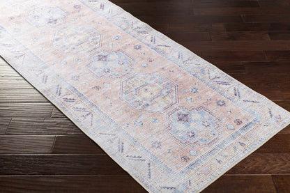 Morcott Peach Washable Area Rug - Decor Addict, LLC