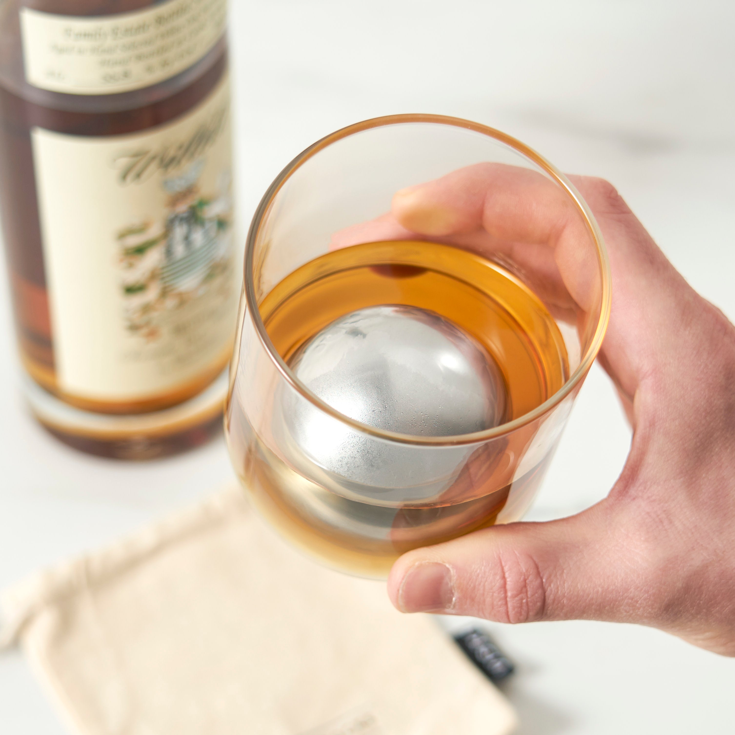 Glacier Rocks Large Stainless Steel Sphere - Decor Addict, LLC