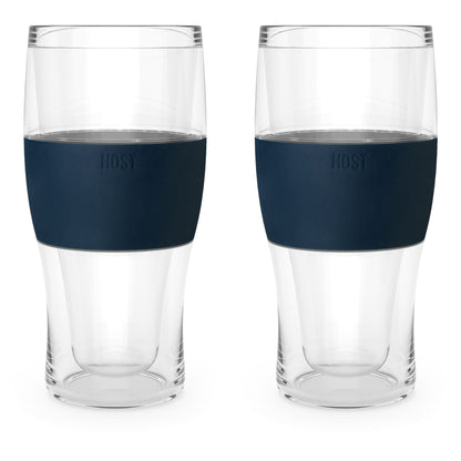 Beer FREEZE™ in Varsity Blue, Set of 2 - Decor Addict, LLC