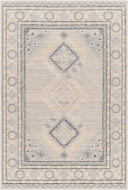Alena Gray Wool Blend Area Rug - Decor Addict, LLC