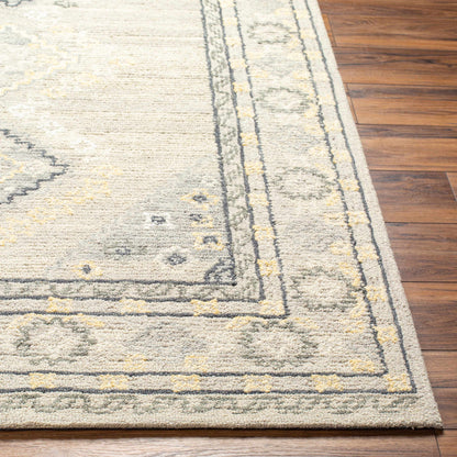 Alena Gray Wool Blend Area Rug - Decor Addict, LLC