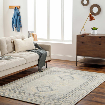 Alena Gray Wool Blend Area Rug - Decor Addict, LLC