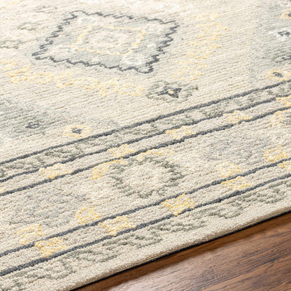 Alena Gray Wool Blend Area Rug - Decor Addict, LLC