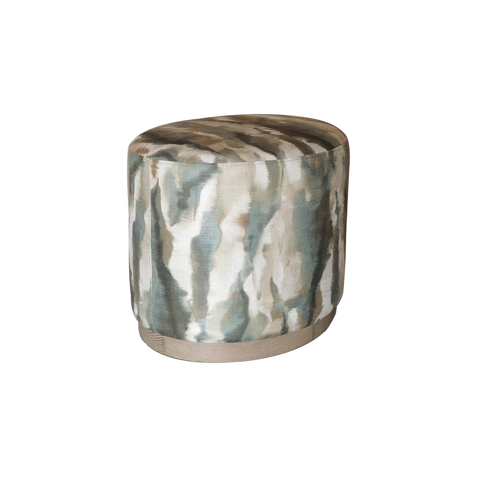 Zoe Oval Accent Ottoman Foot Stool