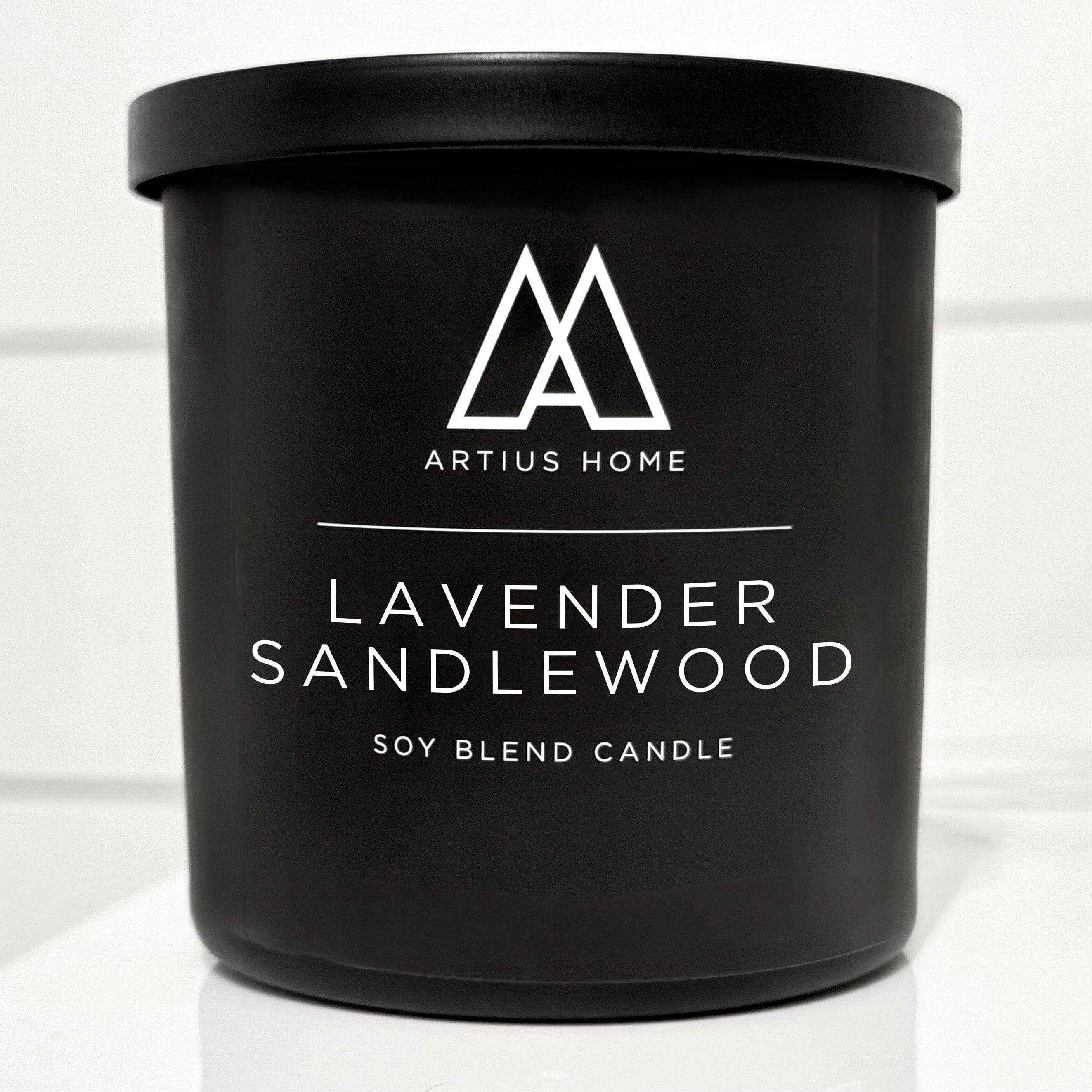 Soy Blend Wood Wick Candle - Lavender Sandalwood - Decor Addict, LLC