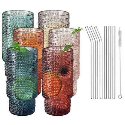 14oz Hobnail Highball Glass - Decor Addict, LLC